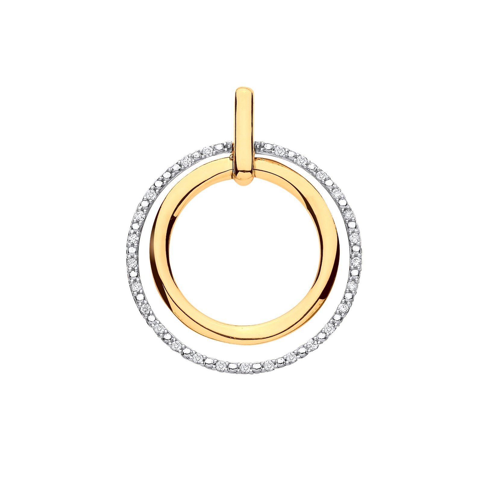 9ct Yellow Gold 0.10ctw Circle of Life Pendant - Fine Necklace - Certified Authentic – Luxury Jewellery by Imperial Ti