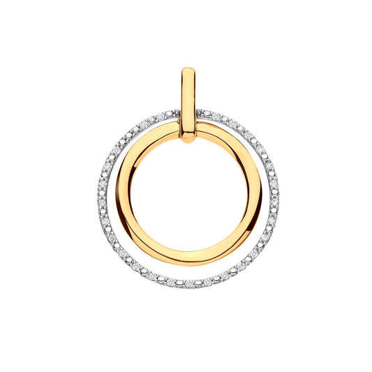 9ct Yellow Gold 0.10ctw Circle of Life Pendant - Fine Necklace - Certified Authentic – Luxury Jewellery by Imperial Ti