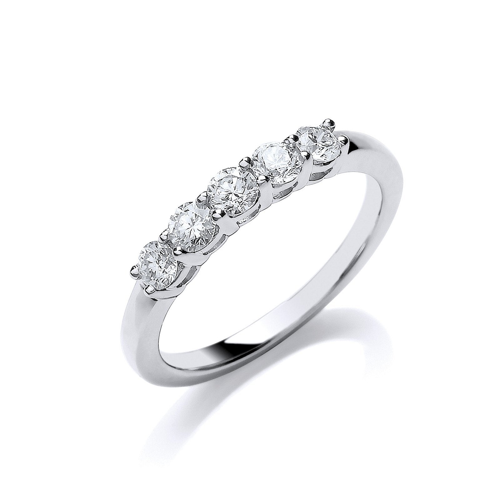 Platinum 0.50ct Diamond Ring - Fine Ring - Certified Authentic - Swiss Made - UK Stock – Luxury Jewellery by Imperial
