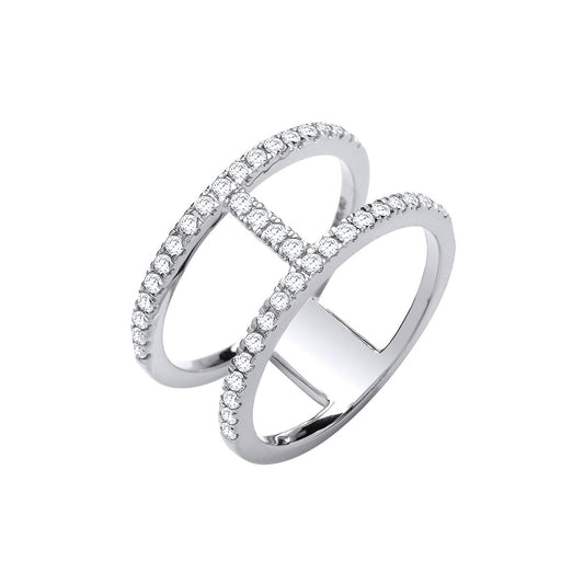 18ct White Gold 0.42ct Diamond Ring