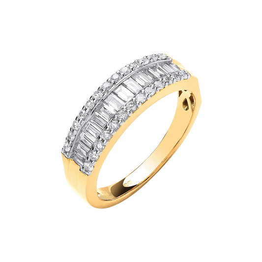 18ct Yellow Gold 0.55ctw Diamond Ring