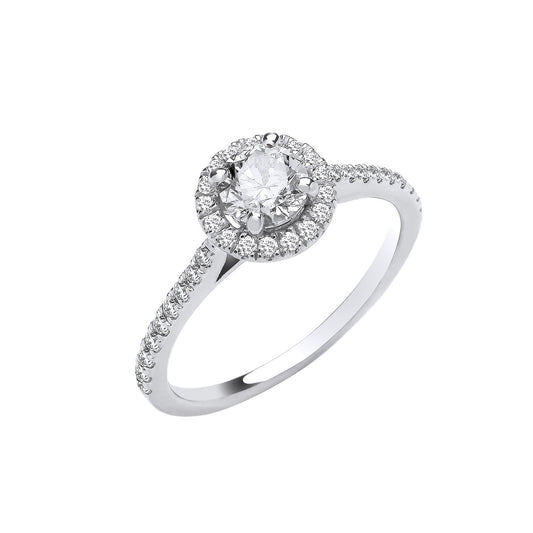 18ct White Gold 0.75ctw Ring