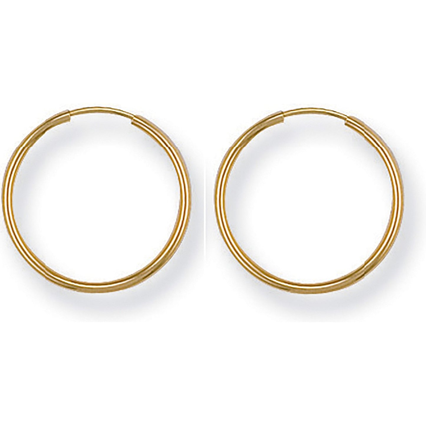Yellow Gold 17mm Sleepers
