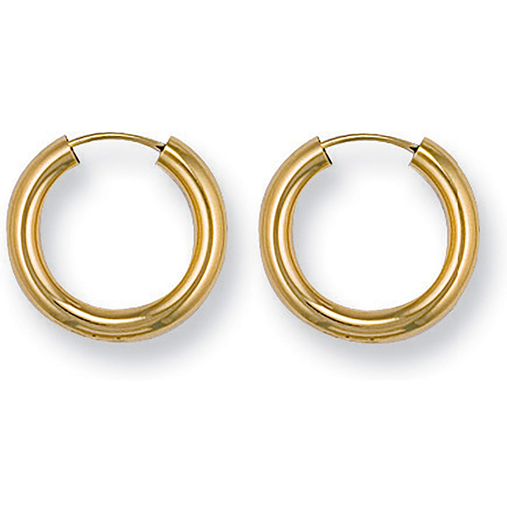 Yellow Gold 18mm Sleepers