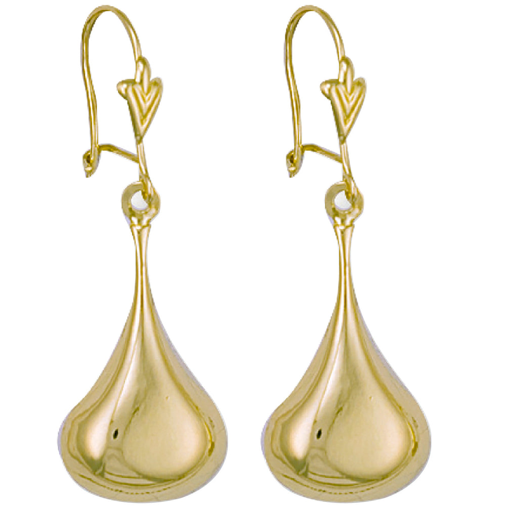 Yellow Gold Pear Drops – product view