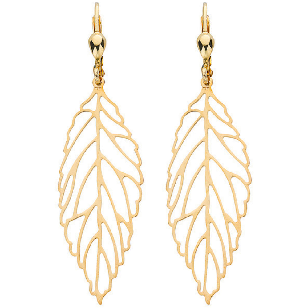 Yellow Gold Fancy Leaf Drops