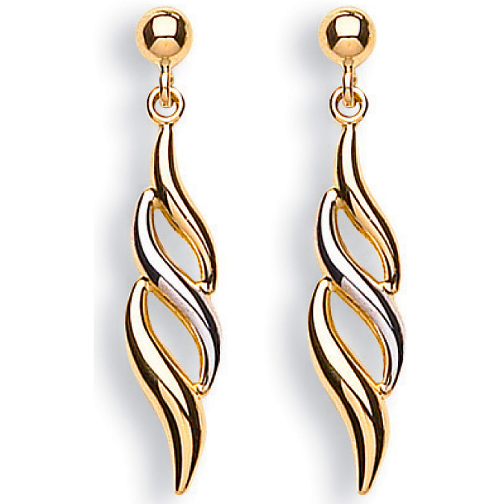 White & Yellow Gold Fancy Drops