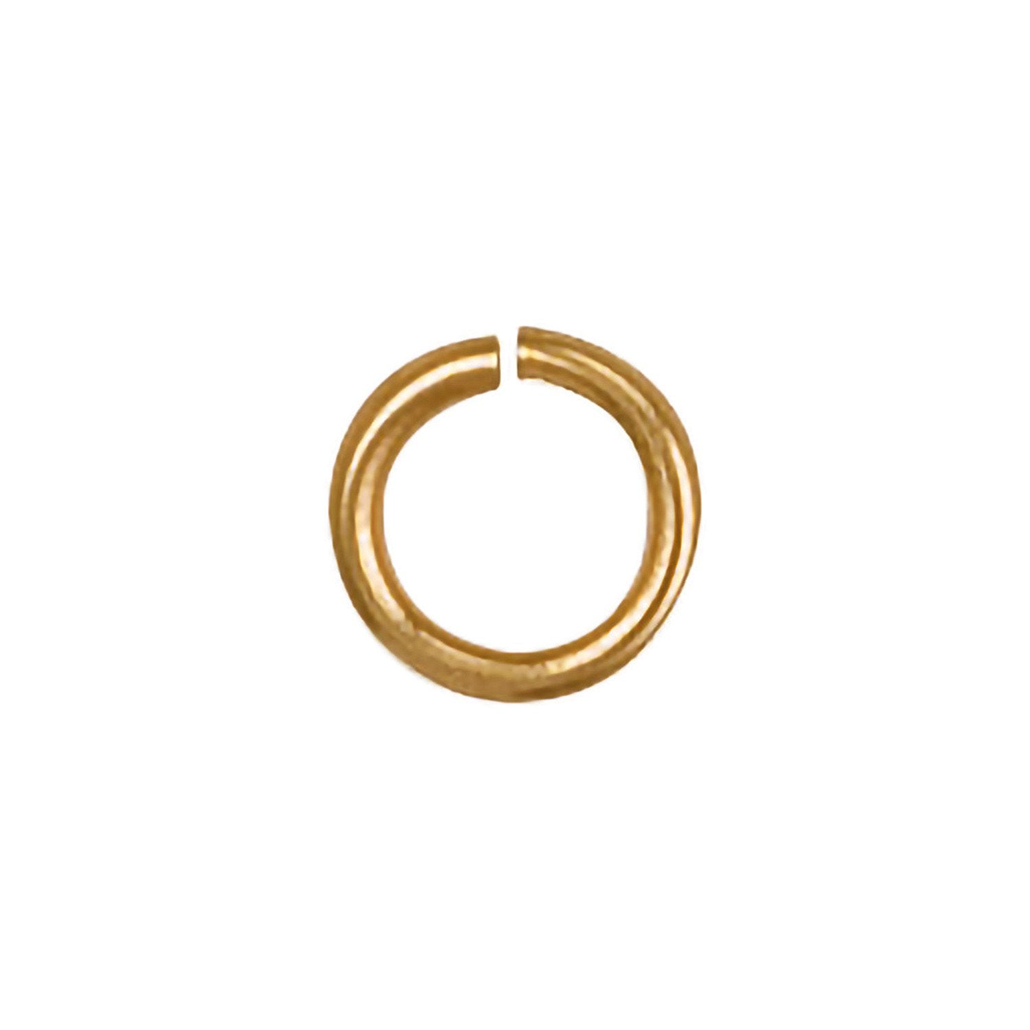 Yellow Gold 4mm Jump Ring (Pack of 6) - Fine Ring - Certified Authentic - Swiss Made – Luxury Jewellery by Imperial Ti
