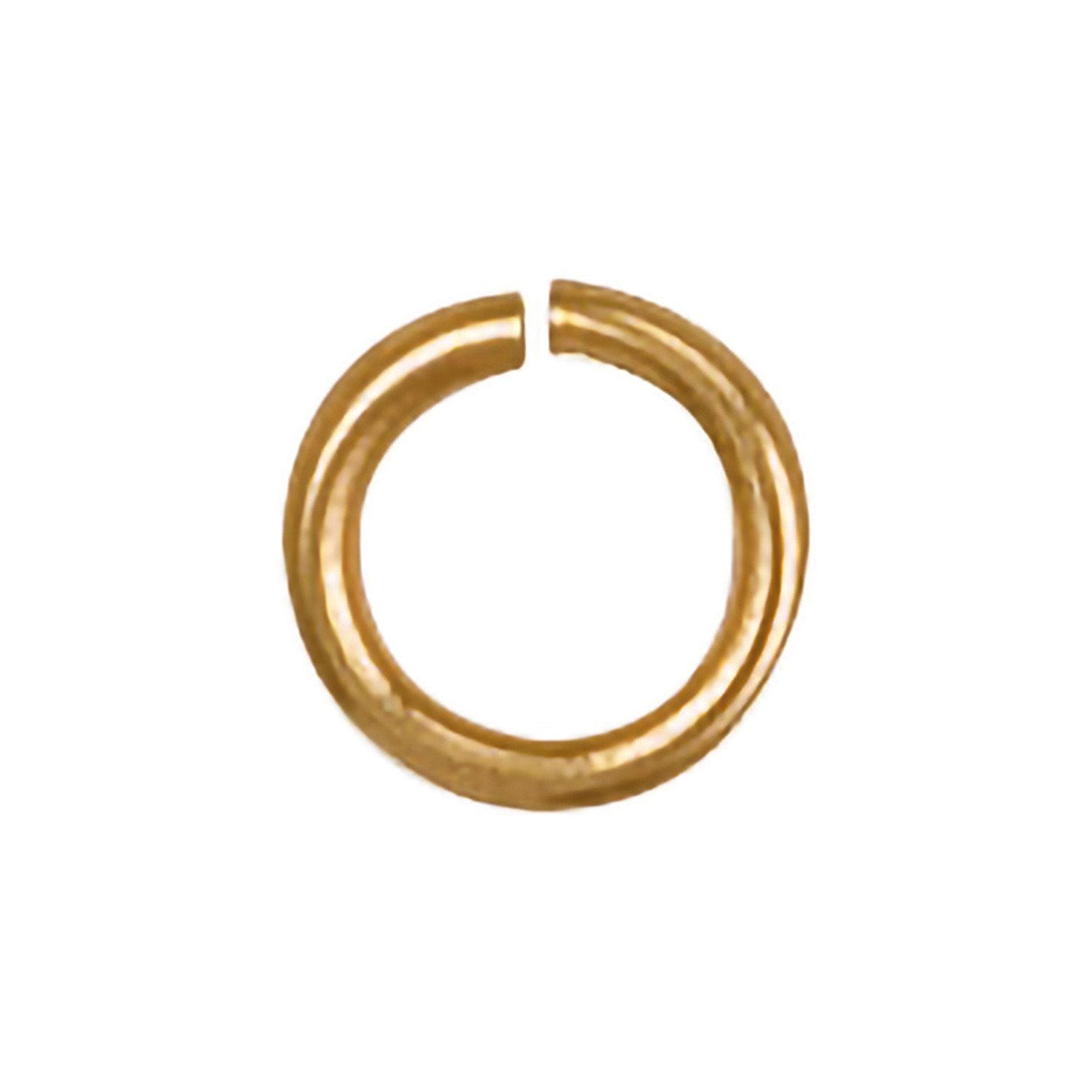 Yellow Gold 8mm Jump Ring (Pack of 6) - Fine Ring - Certified Authentic - Swiss Made – Luxury Jewellery by Imperial Ti