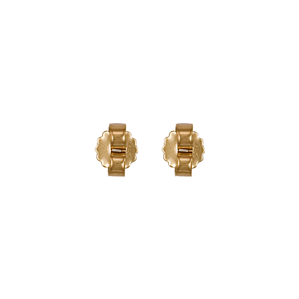 Yellow Gold Small Butterflies (Pack of 6 pairs)