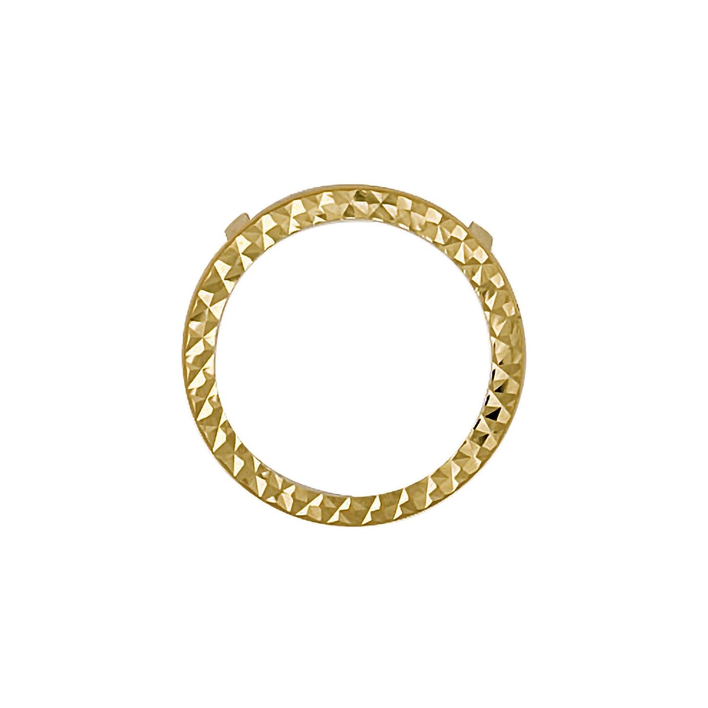 Yellow Gold Half Bezel