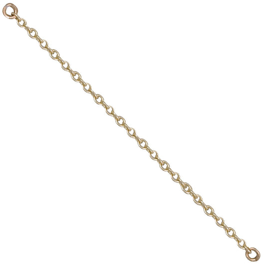 Yellow Gold 2mm Safety Chain (pack Of 3)