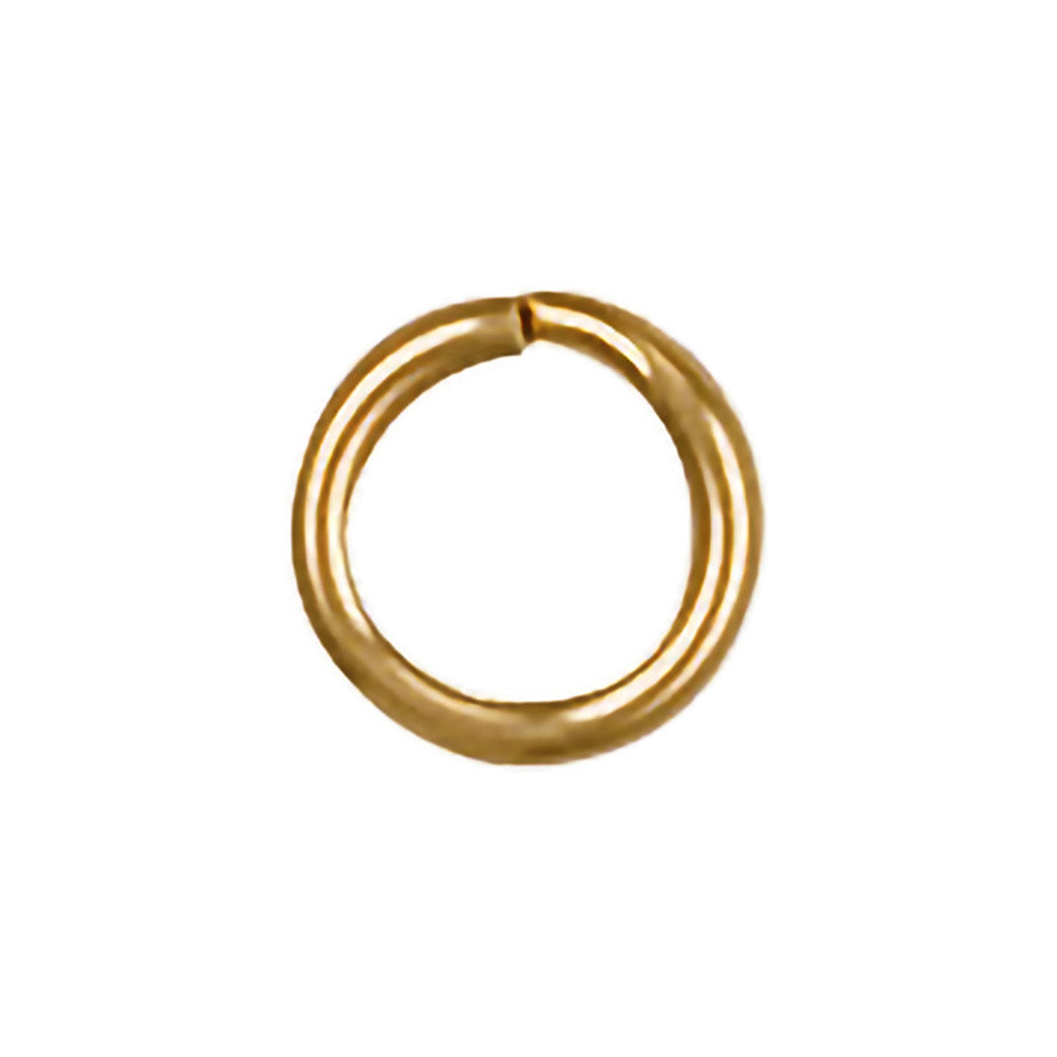 Yellow Gold 7mm Split Ring (Pack of 6) - Fine Ring - Certified Authentic - Swiss Made – Luxury Jewellery by Imperial T
