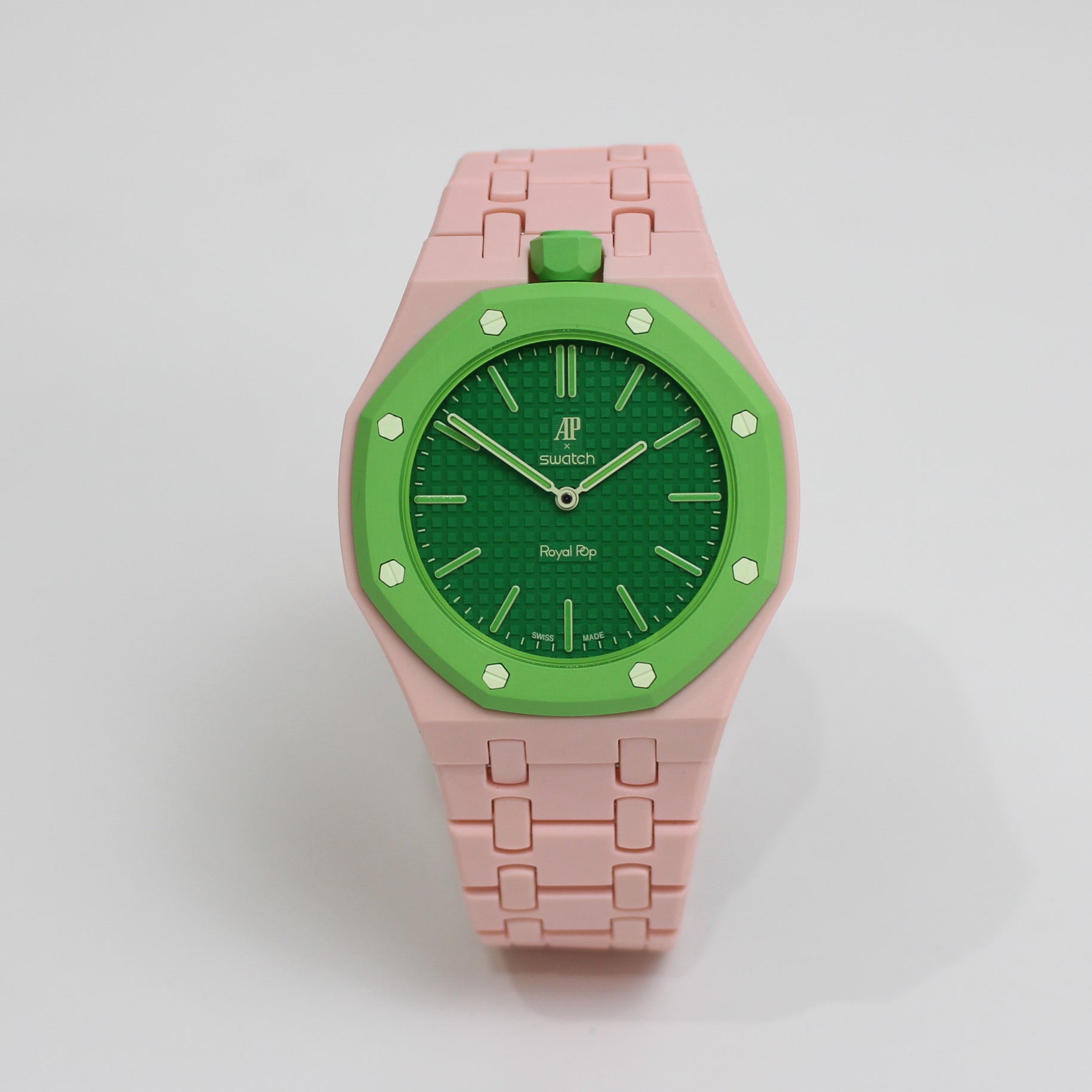 Swatch x AP Royal Pop GREEN EIGHT Bioceramic Bracelet SSX03G100N