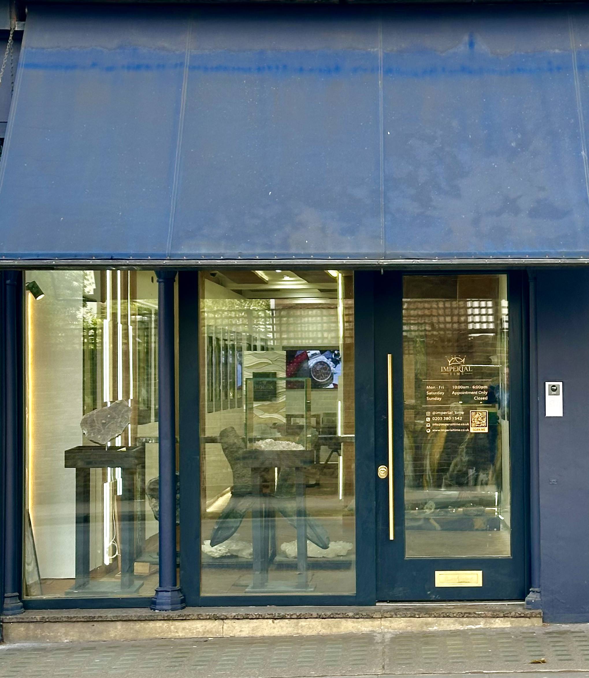 Exterior of Imperial Time at 79 Kensington Church Street
