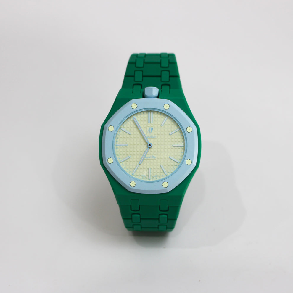 Swatch x Audemars Piguet Royal Pop BLAUE ACHT Uhr mit Bioceramic Armband & Gehäuse SSX03L101N – Neu Ungetragen
