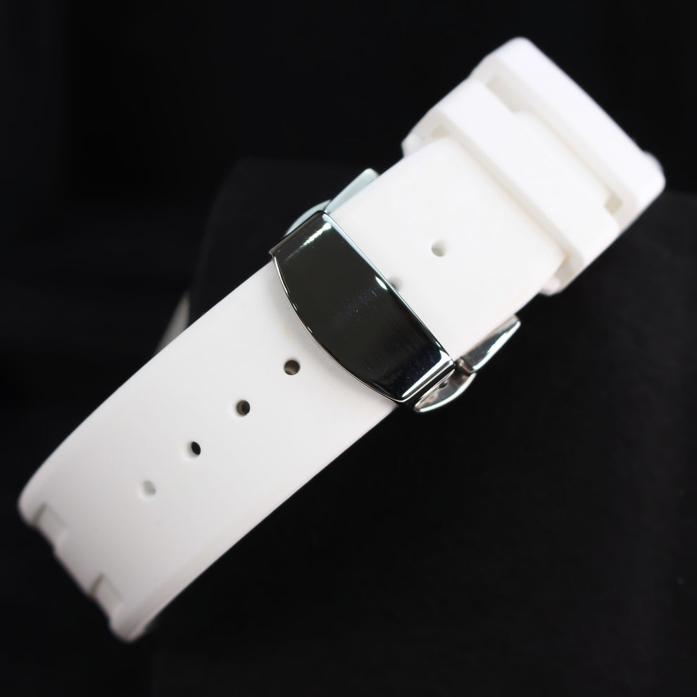 Swatch x Audemars Piguet Otto Rosso metal conversion case and rubber strap, SSX03R100N