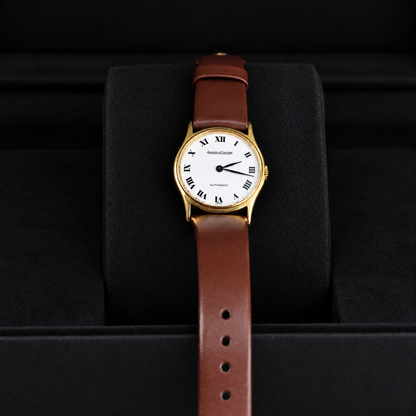 Jaeger-LeCoultre vintage 8000-21 white Roman numeral dial