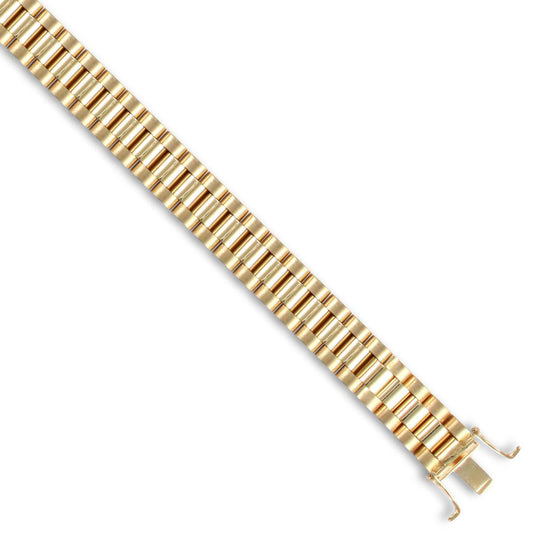9ct Yellow Gold Watch Style 10.0mm Bracelet – Imperial Time