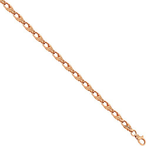 9ct Rose Gold Tulip Chain – Imperial Time