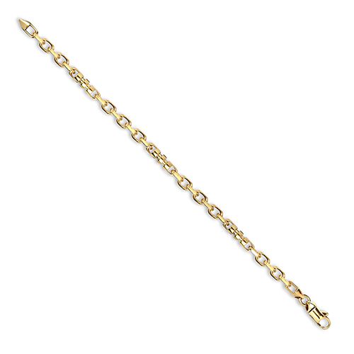 9ct Yellow Solid Cable and Spindle Necklace| Bracelet – Imperial Time