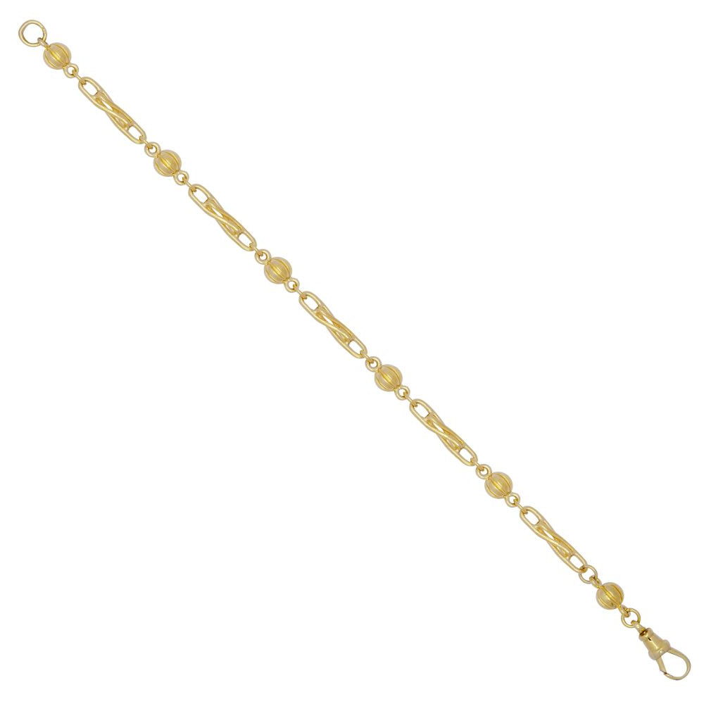 9ct Yellow Ball & Twist Bracelet – Imperial Time