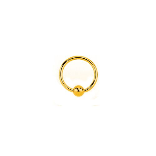 9ct Yellow 10mm Ball Closure Ring (Eyebrow, Ear & Nipple) – Imperial Time