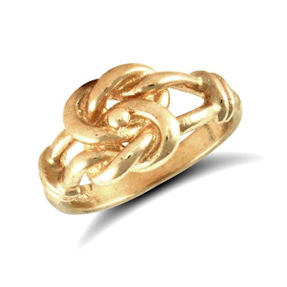 9ct Yellow Gold Baby Knot Ring – Imperial Time