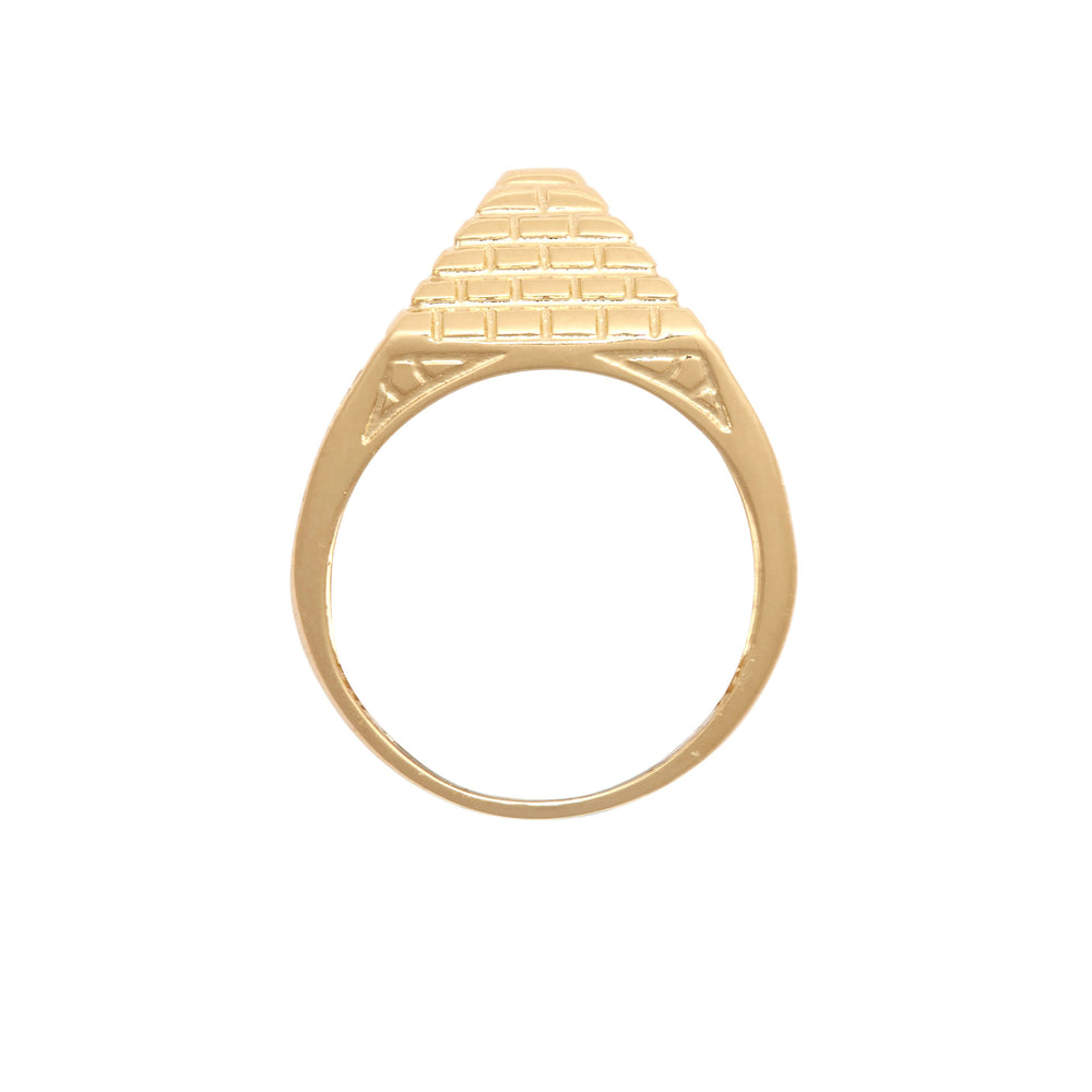 9ct Yellow Gold Child's Pyramid Ring – product view