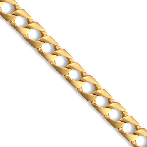 9ct Gold Polished Cast Curb Chain – Imperial Time
