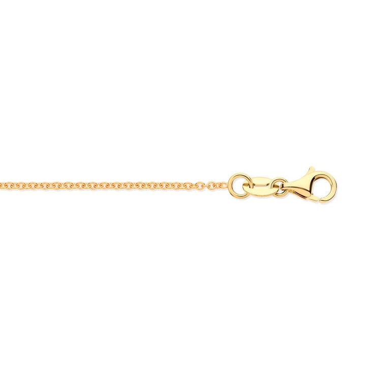 9ct Yellow Gold Rolo 1.1mm Chain 16-18 Inch Extender – Imperial Time