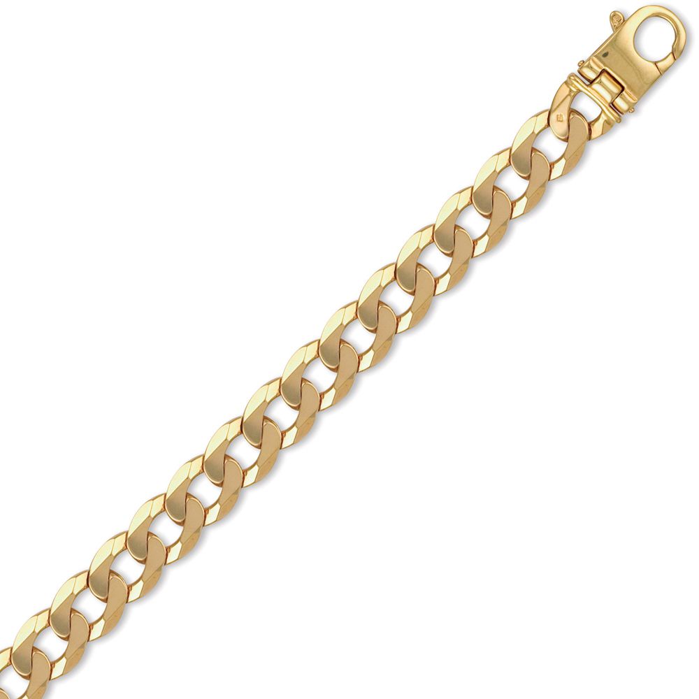9ct Yellow Gold Traditional Heavyweight Curb Chain – product view