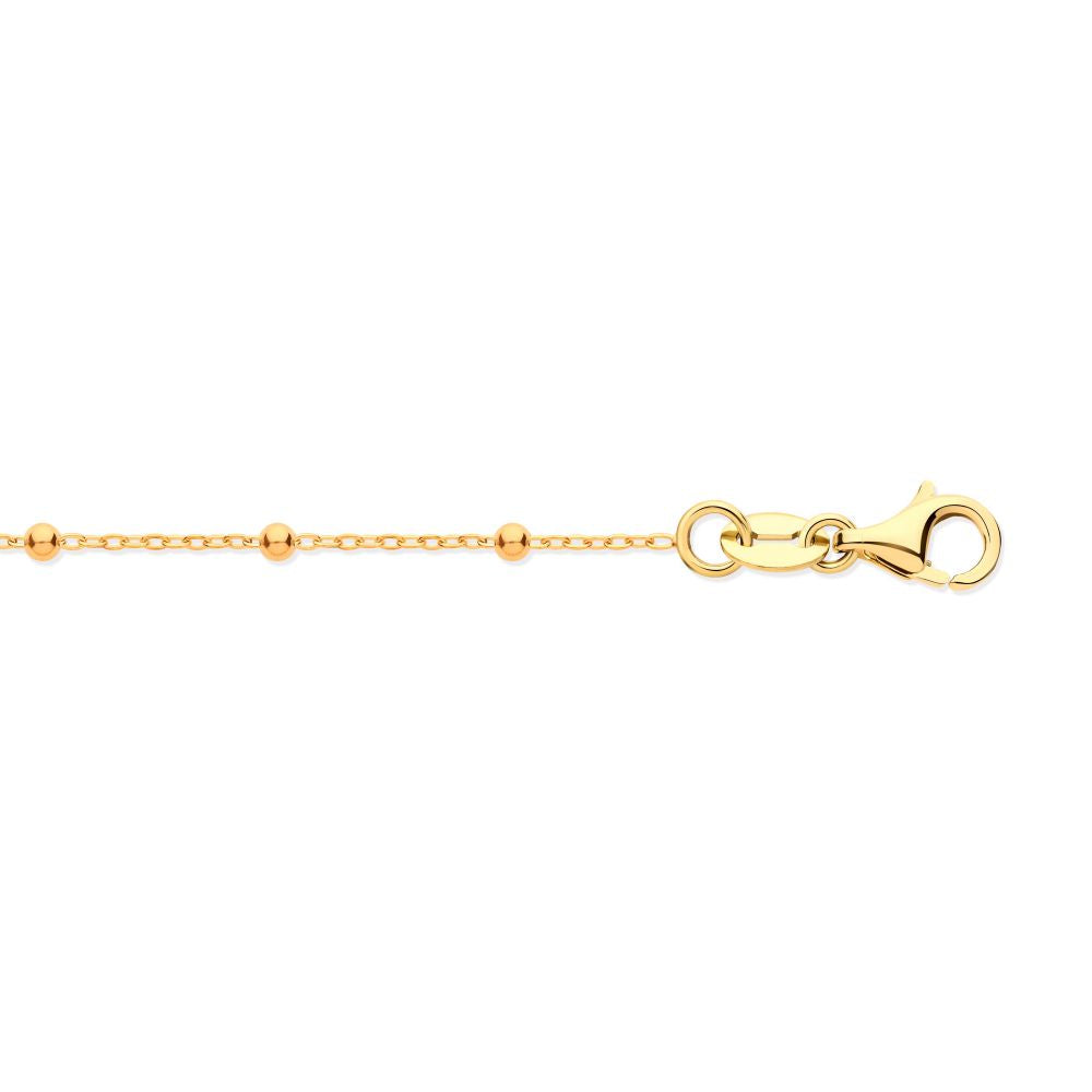 9ct Yellow Gold 2.0mm Bead & Link Chain – Imperial Time