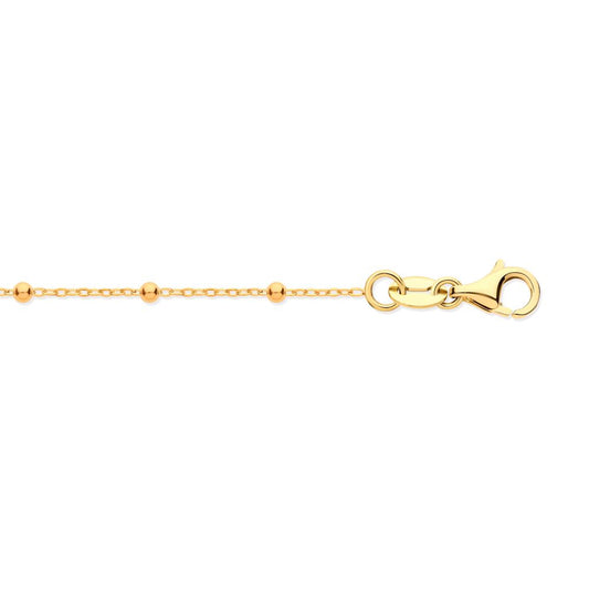 9ct Yellow Gold 2.0mm Bead & Link Chain – Imperial Time