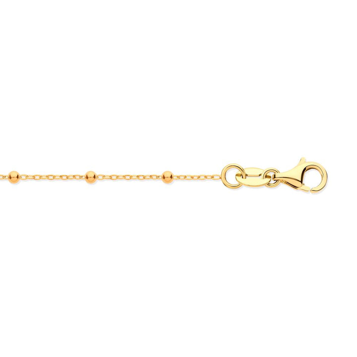 9ct Yellow Gold 2.0mm Bead & Link Chain – Imperial Time