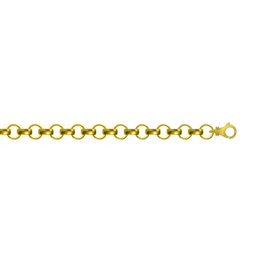 9ct Yellow Gold 8.8mm Cast Plain Belcher Chain – Imperial Time