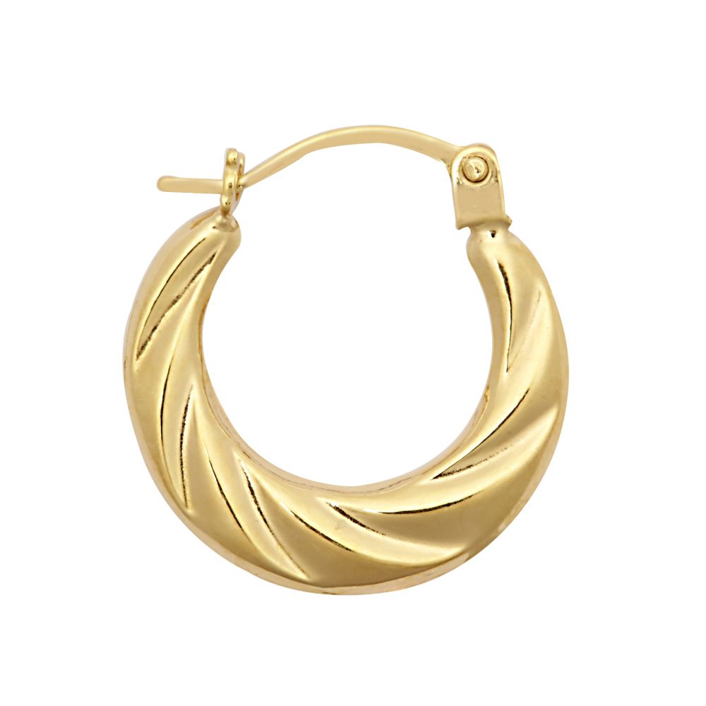9ct Yellow Baby Creole Earrings – Imperial Time