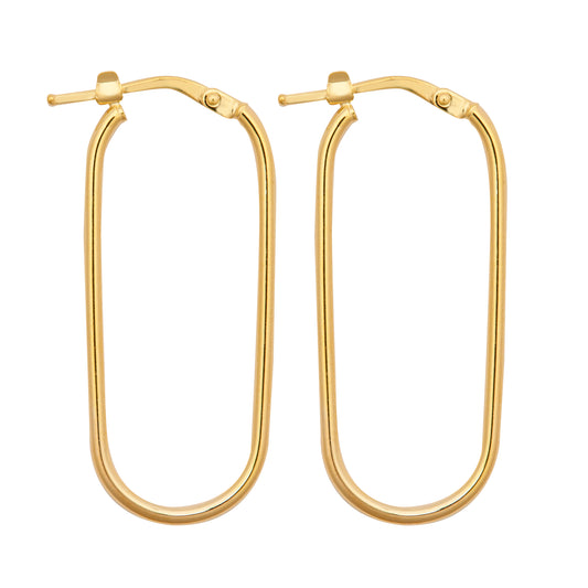 9ct Yellow Shaped Earrings – Imperial Time