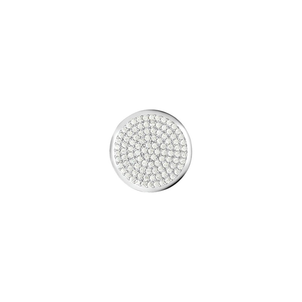 925 Silver Full Sovereign Size Cubic Zirconia Set Disc Insert – Imperial Time