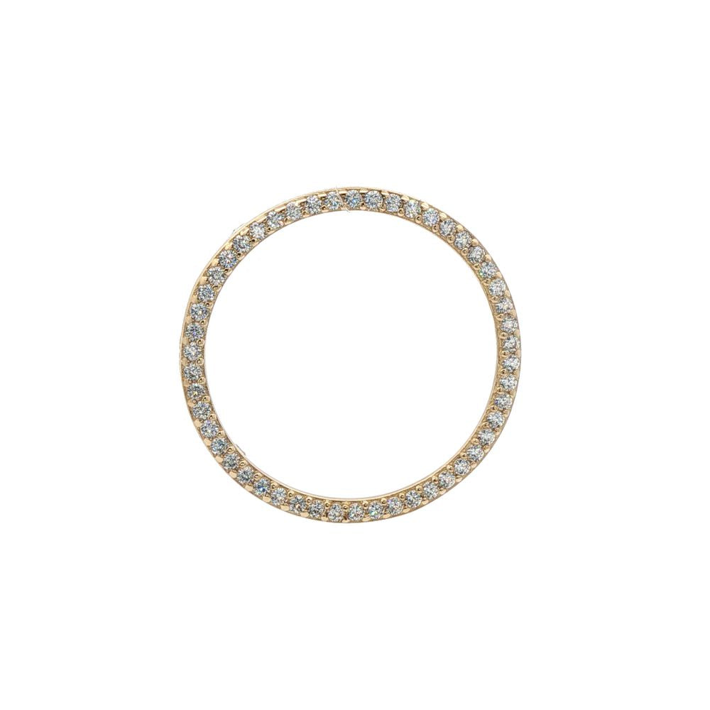 9ct Yellow Gold Cubic Zirconia Set Full Sovereign Bezel – Imperial Time