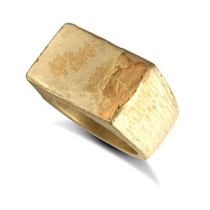 9ct Yellow Gold Initial Blank Ring – Imperial Time