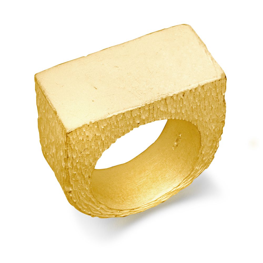 9ct Yellow Gold Initial Blank Ring – Imperial Time