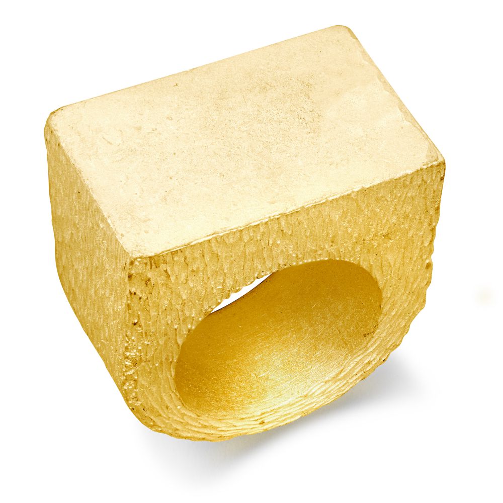 9ct Yellow Gold Initial Blank Ring – Imperial Time