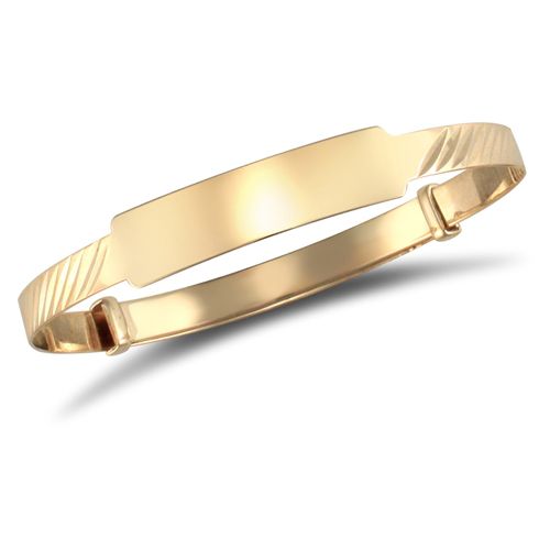 9ct Yellow Gold Childrens / baby Expanding Bangle – Imperial Time