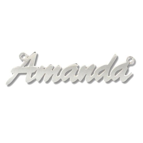 9ct White Gold Personalised Nameplate – Imperial Time