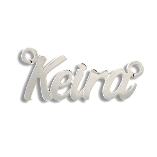 9ct White Gold Personalised Nameplate – Imperial Time