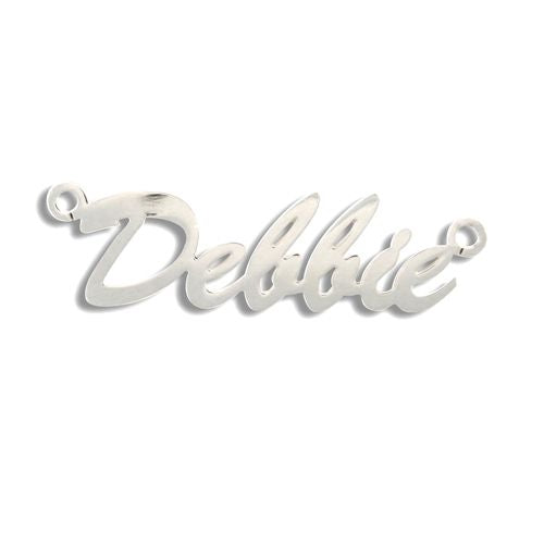 9ct White Gold Personalised Nameplate – Imperial Time