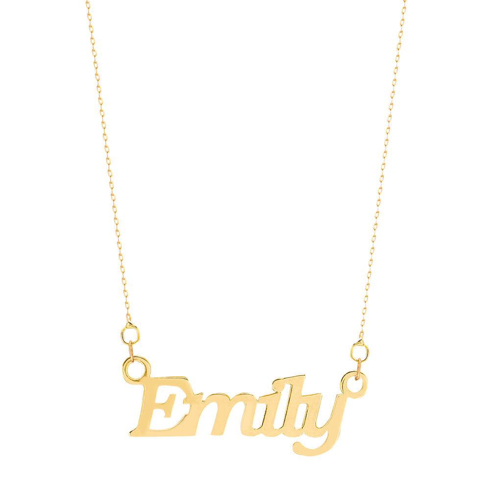 9ct Yellow Gold Personalised Nameplate – Imperial Time