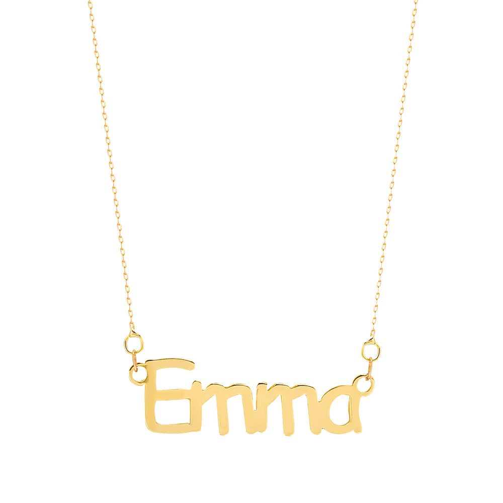 9ct Yellow Gold Personalised Nameplate – Imperial Time