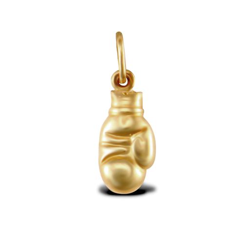 9ct Yellow Gold Single Boxing Glove Charm – Imperial Time
